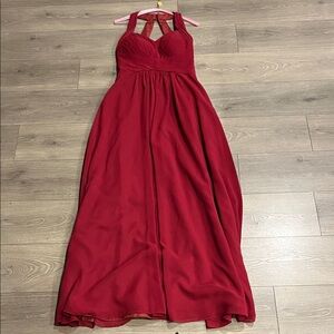 Elegant Red bridesmaid dress / or evening gown